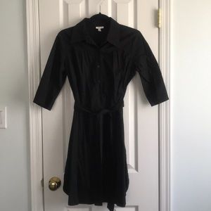AQUA Brand. - Black Shirtdress